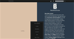 Desktop Screenshot of basslessons.be